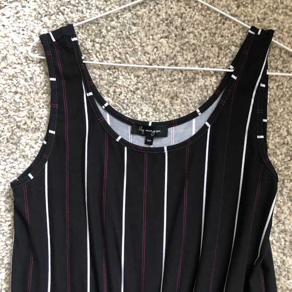 Lilly Morgan Black Striped Jumpsuit - Picture 3 of 4